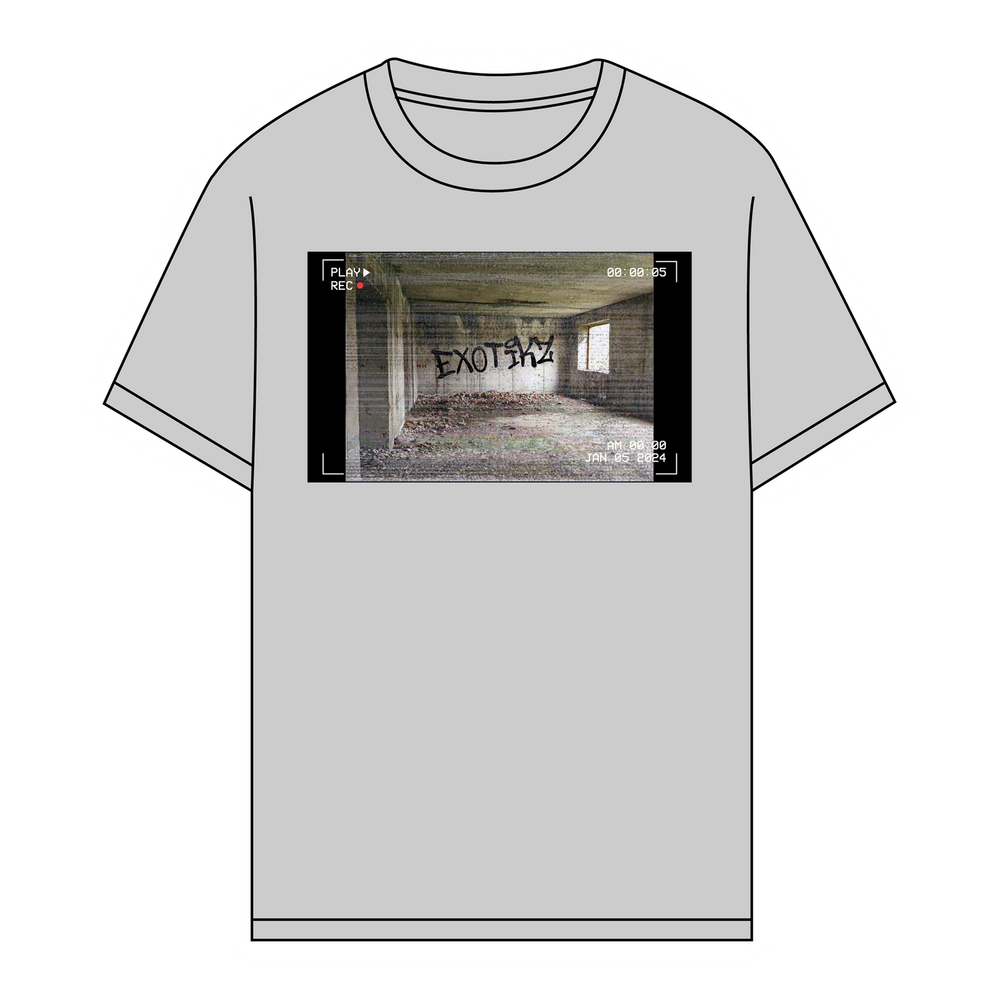 EXOTIKZ VHS Graffiti Graphic Tee