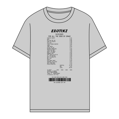 EXOTIKZ Album Receipt Graphic Tee