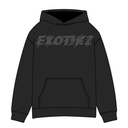 Hoodie w/ EXOTIKZ Rhinestone On Front