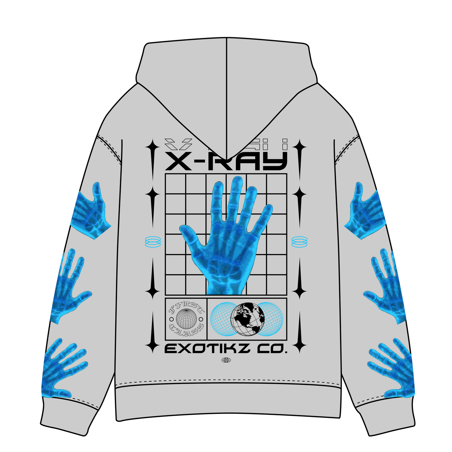 EXOTIKZ X-Ray Graphic Hoodie