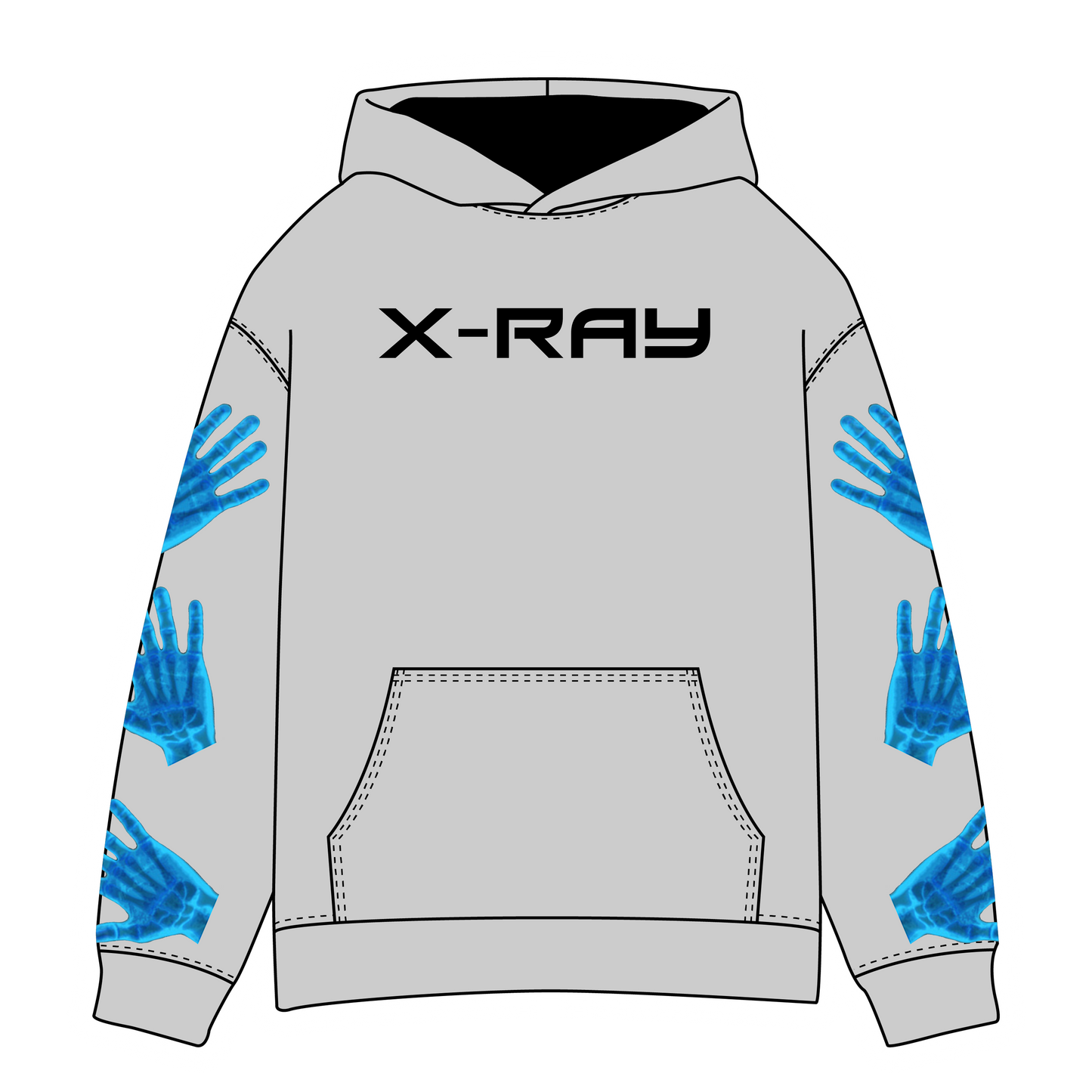 EXOTIKZ X-Ray Graphic Hoodie